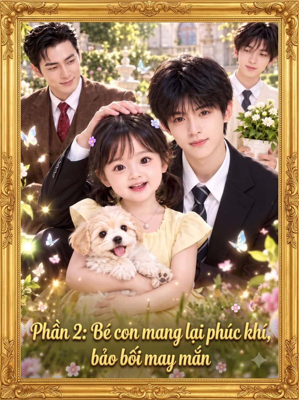 Bé con mang lại phúc khí, bảo bối may mắn