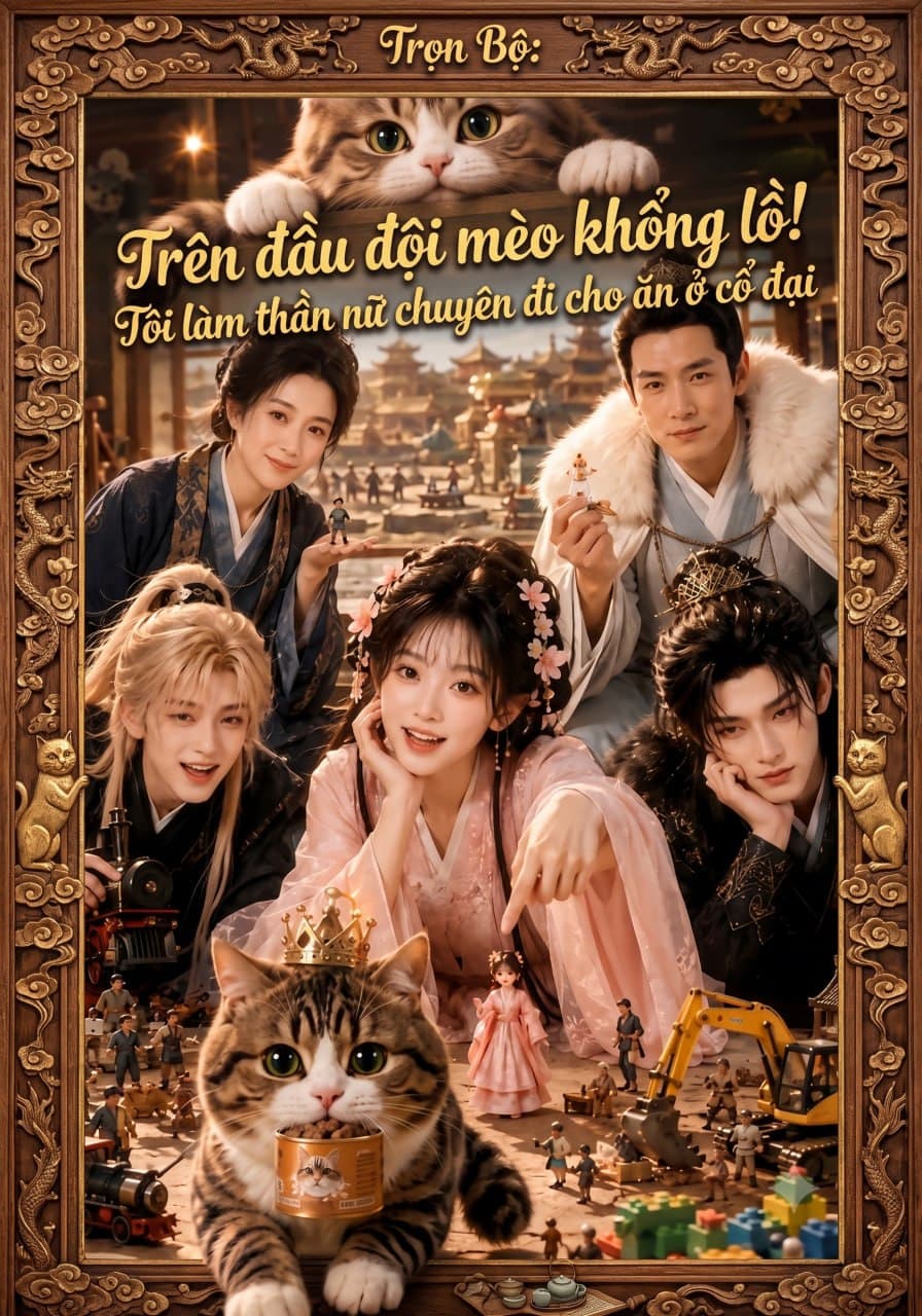 Trọn Bộ: Trên đầu đội mèo khổng lồ! Tôi làm thần nữ chuyên đi cho ăn ở cổ đại